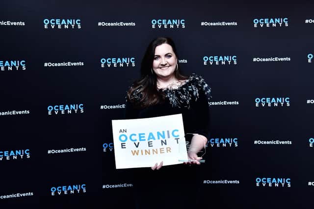 Jessica Helen from New Longton has won  the ‘Wedding Entertainment of the Year’ award at the first ever Nation’s Wedding Awards. Image: Oceanic Events