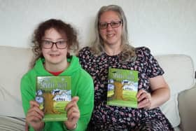 10-year-old Grace Langley from Leyland with her mother Ann, will be holding a book launch at Leyland Library