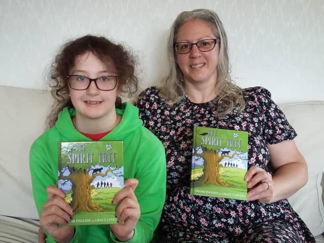 10-year-old Grace Langley from Leyland with her mother Ann, will be holding a book launch at Leyland Library