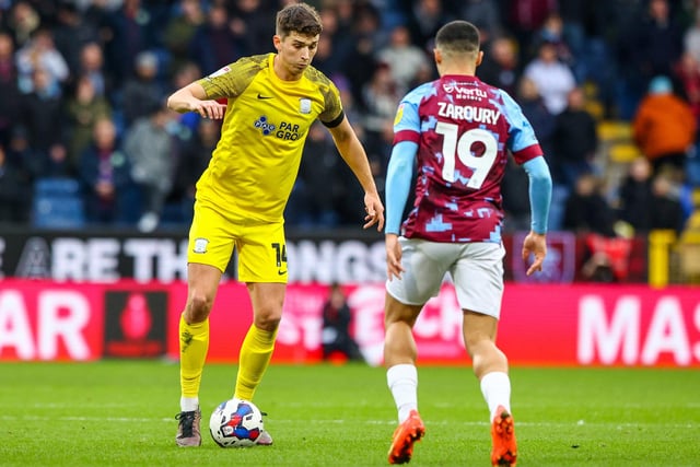 Burnley's plan was not to go after PNE's back three too much, so Storey did what he had to in the game and was largely left having to cover round for the wing back.