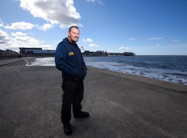 RNLI engineer Stewart Walmsley who served during the Falklands conflict