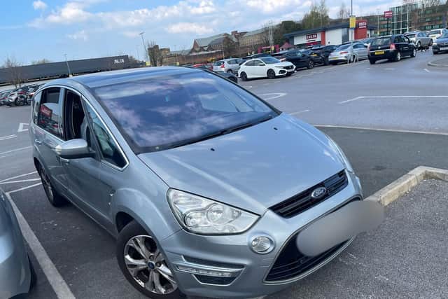 The driver of this Ford was arrested at Queens Retail Park in Preston after they failed a roadside drug wipe for cannabis