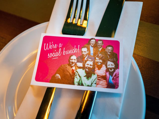 A stylish place setting.
