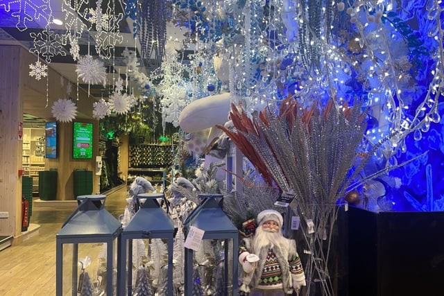 Barton Grange is setting up its Christmas displays