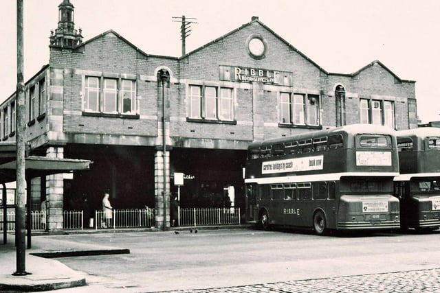 Ribble Bus Station, Preston c.1968 