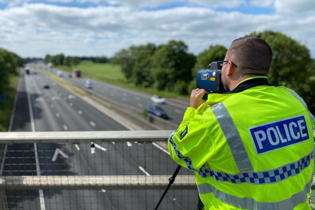 The Bank Holiday weekend saw police targeting grossly excessive speeds on the M6 around Bilsborrow. A number of motorists will be receiving a letter after the lowest speed recorded was 98mph and the highest at 103mph