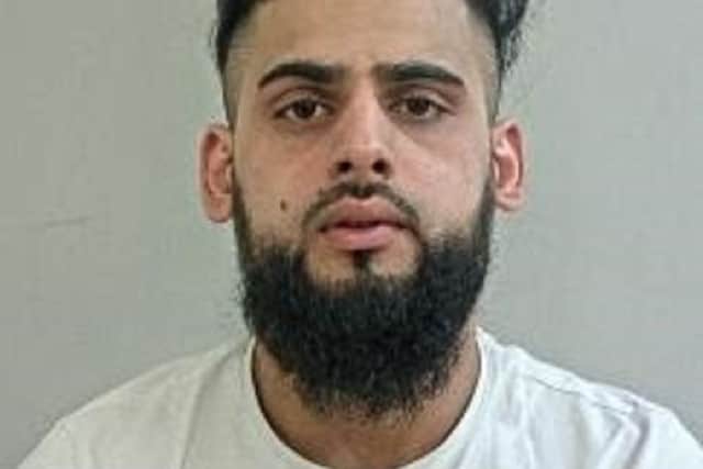 Safeer Iqbal, who was a passenger in the vehicle, was also sentenced to eight months imprisonment (Credit: Lancashire Police)