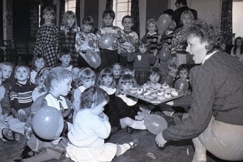 Santa Claus thought he was seeing double when he popped along to a church hall party. For there before his eyes were 18 sets of twins. But a magician entertaining more than 40 youngsters at Lyons Lane Church Hall in Chorley had not cast a spell - Santa had walked in on the Chorley and Leyland Twins Club Christmas party