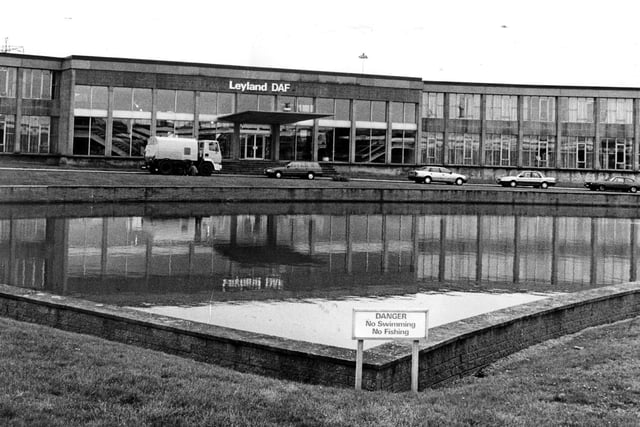Lancaster House, the headquarters of Leyland DAF in 1996