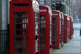 The landmark red phone boxes are looking sad and forgotten.