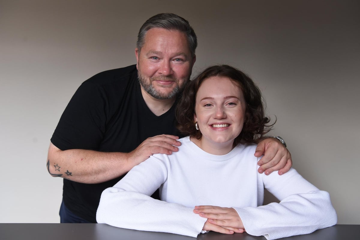 Preston midwife who suffered a brain hemorrhage while working gets matching reminder tattoo with father