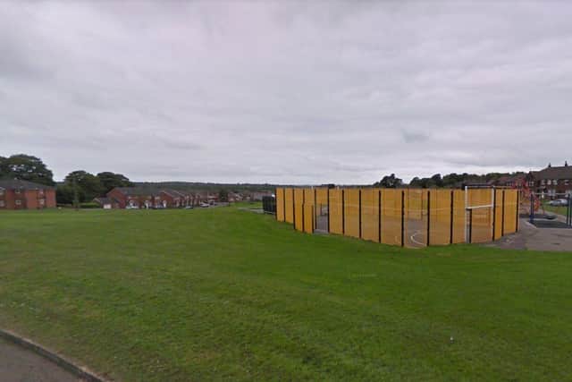 The off-road bikes were spotted travelling at high speeds past the children’s play area near the Liptrott Estate. (Credit: Google)