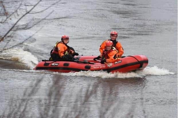 The search for Godkin involved a specialist fire brigade rescue team.