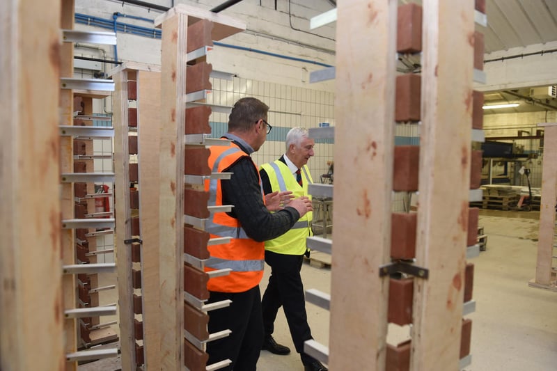 Sir Lindsay Hoyle was given an extensive tour of the factory and told about recent investment during his visit to façade manufacturer Shackerley at Euxton.