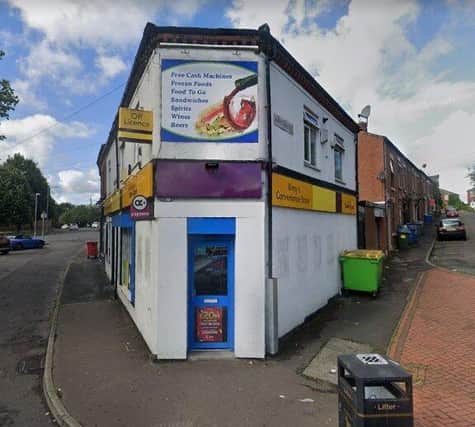 Vinny's Convenience Store, on the edge of Chorley town centre, at the junction of Water Street and Congress Street (image: Google)