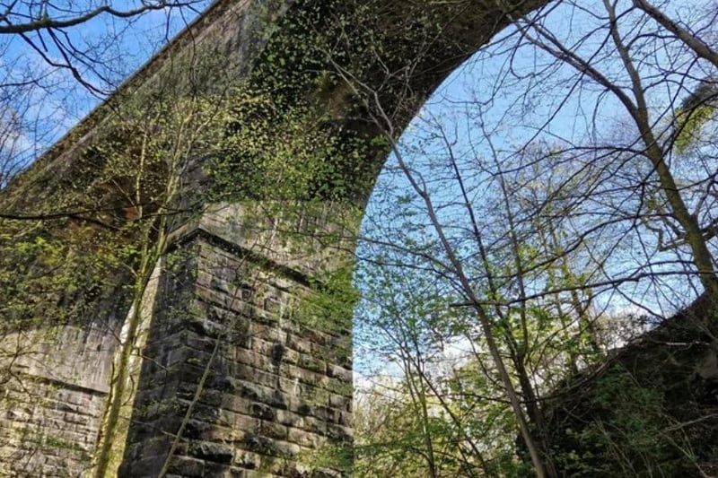 Pass under the massive Hoghton viaduct near to the start of your walk