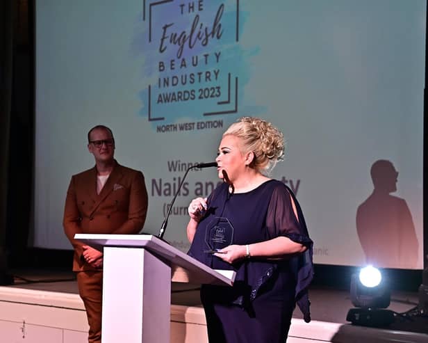 Burnley nail salon Hard As Nails and Beauty has been presented with a prestigious honour at the English Beauty Industry Awards North West for 2023.