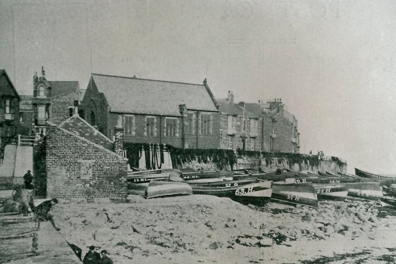 The beach below York Place with St Andrew's Church is in centre of the picture. Photo: Hartlepool Museum Service.