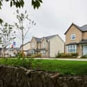 The properties built with Cumbria stone at Jones Homes’ Stonecross Meadows development in Kendal.
