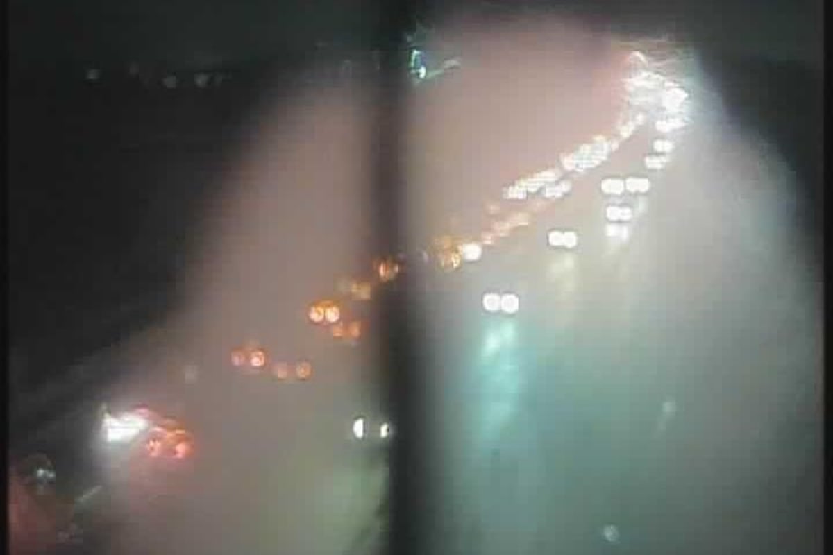 Four miles of congestion and long delays after rush hour crash on M55 near Preston