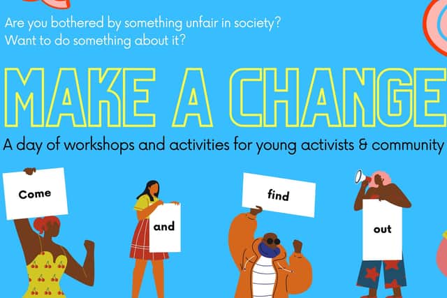 Make A Change activism workshop on 10 August in Blackpool