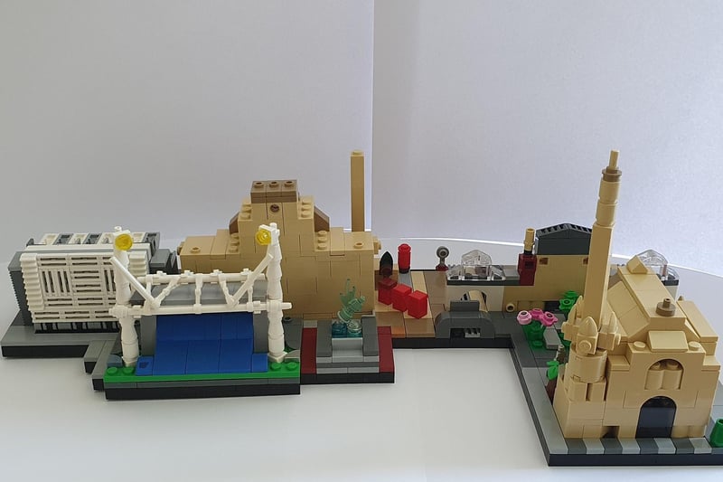 Mark said: "I've done a first version, but I'll probably re-iterate it over time as I get more Lego pieces and just try and improve it really."
