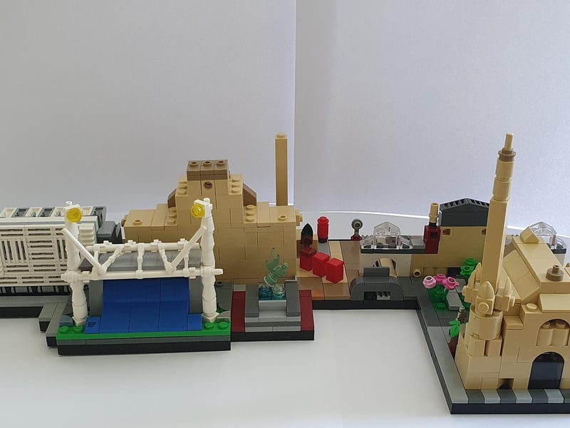 Mark said: "I've done a first version, but I'll probably re-iterate it over time as I get more Lego pieces and just try and improve it really."