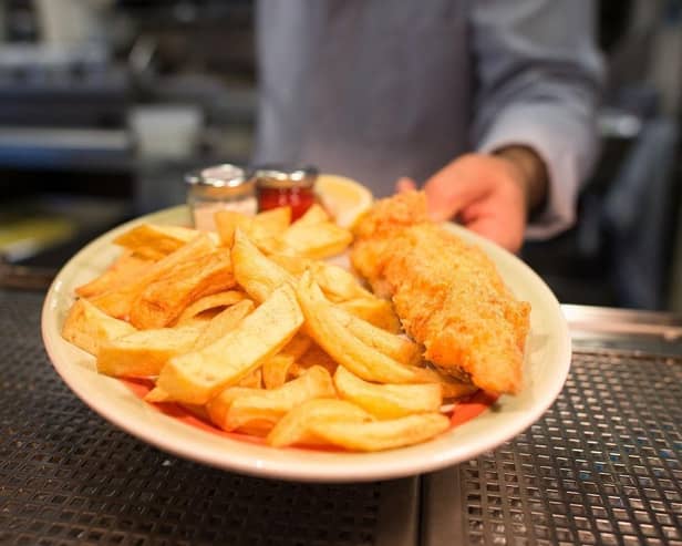 A plate of fish and chips. (Pic credit: Leon Neal / AFP via Getty Images)