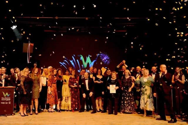 The winners of the Wyre Business Awards from 2019, the last time the awards were held