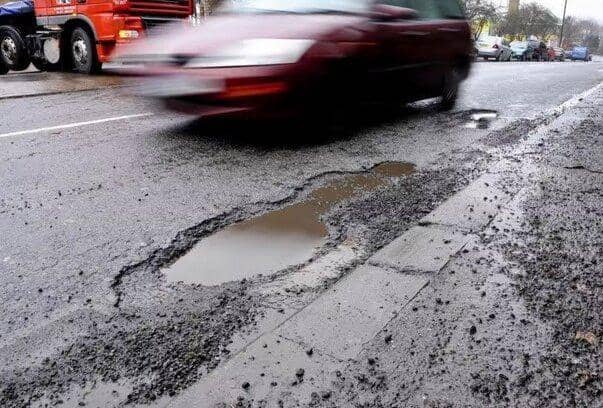 The pre-planned maintenance for Lancashire's roads is intended to stop them ending up like this