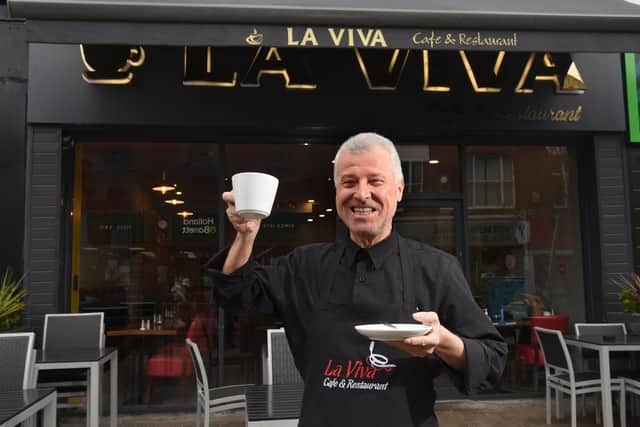 Nez the manager of the former Totto's Restaurant has found a new home in La Viva in Fishergate, Preston.