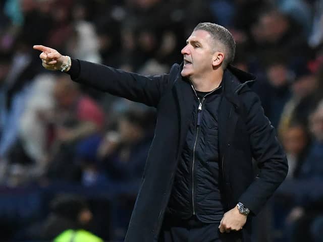 Preston North End's manager Ryan Lowe
