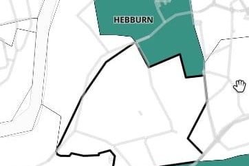 Hebburn South recorded fewer than three Covid cases from March 26 to April 12.