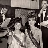 1967 - Miss Teen Queen  and runner up with Miss Preston North End 1967 - 1968  at Top Rank nightclub, in Preston, from- Vin Sumner collection