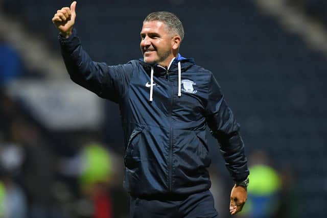 PNE boss Ryan Lowe after their win over Hearts on Wednesday.