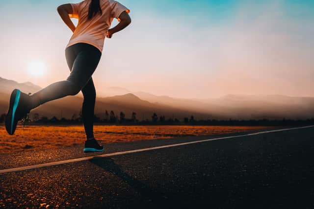 Running helps leave the day's stresses behind you. Photo: Adobe