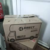 The boxes contained rabbits which were dumped at the bins at Animal Care in Lancaster.