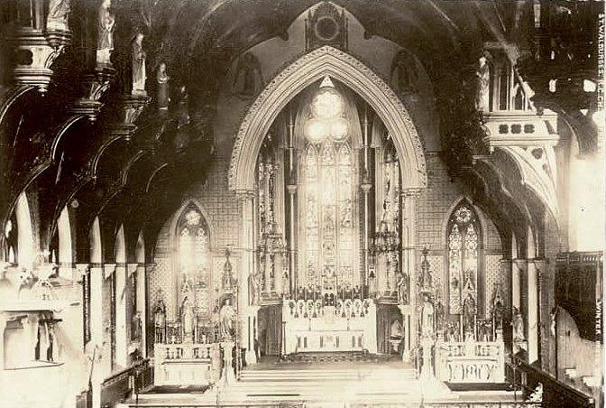 St. Walburge's Church, Preston. The Sanctuary