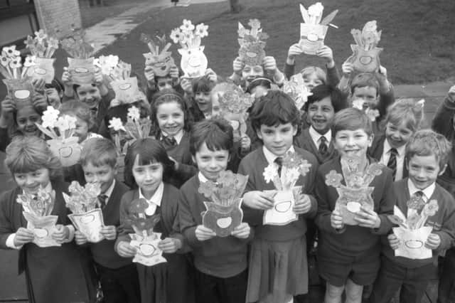 This group were getting ready for spring and also Mother's Day - recognise anyone?