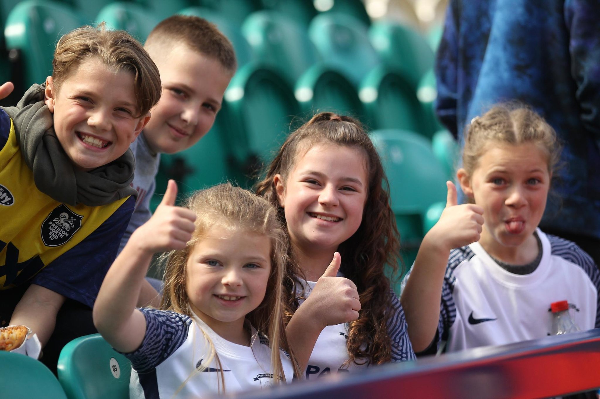 Photo gallery of Preston North End fans from the Middlesbrough game