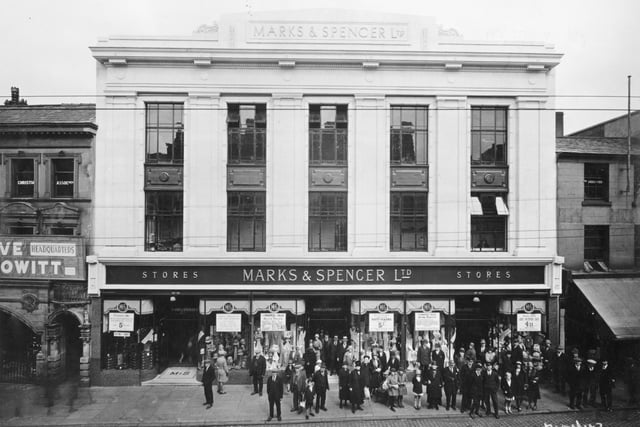 The opening of the Marks & Spencer store at 120/122 Fishergate back in 1929