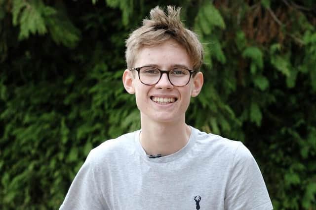 William Grunstein, 17, a member of Save the Children’s Youth Advisory Board, discusses a recent survey on climate anxiety.