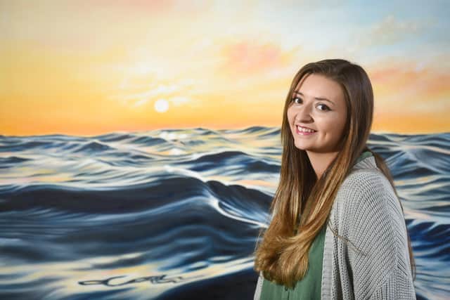 Artist Cassia Helme is holding her exhibiton 'The Ways of Water' at Hive in Blackpool