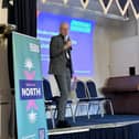 Preston City Council leader Matthew Brown at the This is the North convention in the city