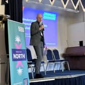 Preston City Council leader Matthew Brown at the This is the North convention in the city
