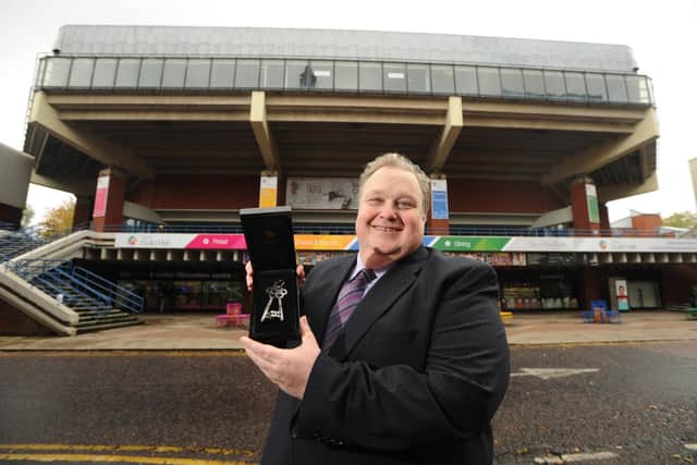 The venue was owned by Preston City Council until 2014 when the off-loaded the hall and its adjoining theatre to local businessman Simon Rigby due to escalating running costs.