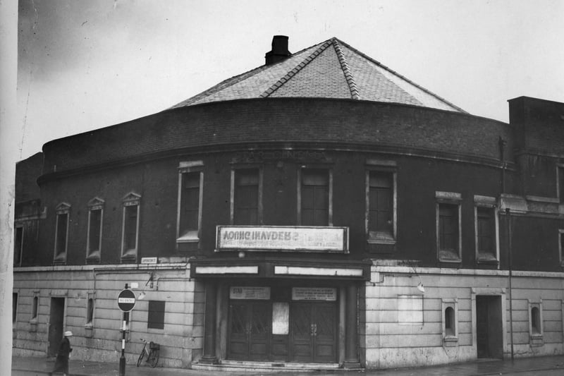 The Star Cinema, in Preston, which was located on the corner of Fylde Road and Corporation Street. It was Preston's own purpose built rotund cinema Pictured in January 1960