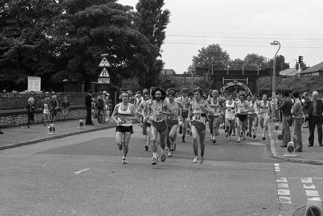 For the second successive year Kettering's Tony Kearns won the annual Milk Marathon - a 26-mile 385 yards long road race from Preston to Morecambe. Organised by Lancaster and Morecambe Athletic Club, the race is sponsored by Morecambe and Heysham Dairy Festival.