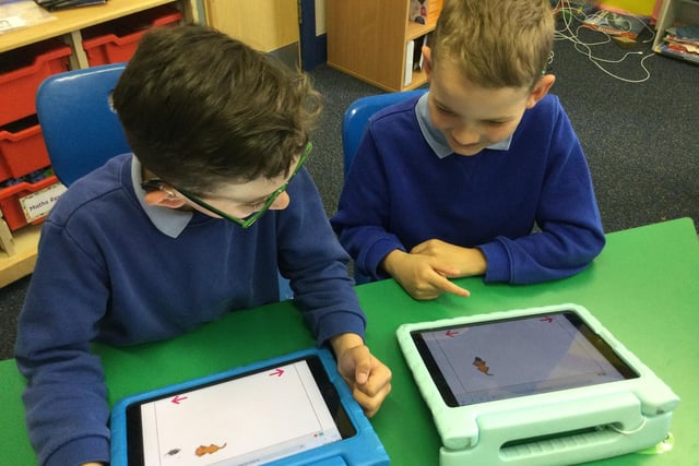 Pupils learnt how to code their very own video game