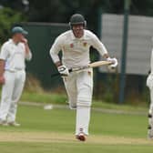 Chorley's batsman Alex Howarth in action.